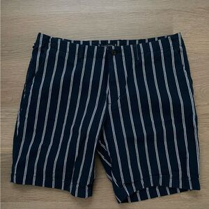 Tommy Hilfiger Dark Blue Striped Men's Shorts